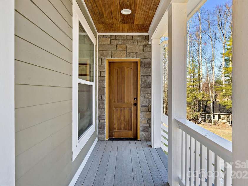 53 Sovereign Lane, Fairview, NC 28730.  MLS# CAR4213387, YatesRealty ID 14032. Side door to kitchen