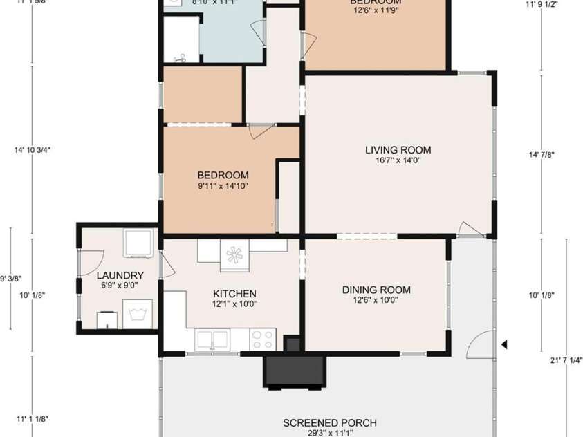 12892 US 23 Highway, Mars Hill, NC 28754.  MLS# CAR4229377, YatesRealty ID 14034. Floorplan