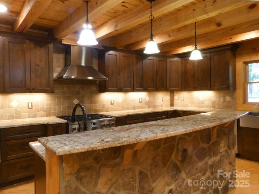 214 Whitney Boulevard, Lake Lure, NC 28746.  MLS# CAR4231828, YatesRealty ID 1404. Main Kitchen