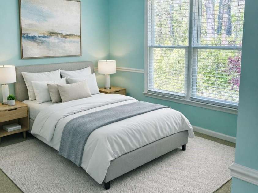10919 Jordan Rae Lane, Charlotte, NC 28277.  MLS# CAR4361013, YatesRealty ID 14042. Bedroom # 2.  Virtually Staged Photo