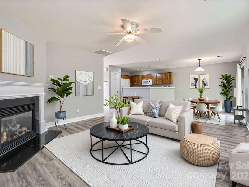 6335 Ziegler Lane, Charlotte, NC 28269.  MLS# CAR4256631, YatesRealty ID 14045. Virtually staged