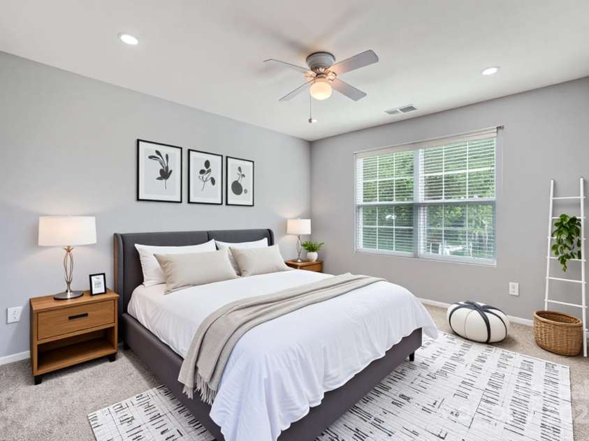 6335 Ziegler Lane, Charlotte, NC 28269.  MLS# CAR4256631, YatesRealty ID 14045. Virtually staged