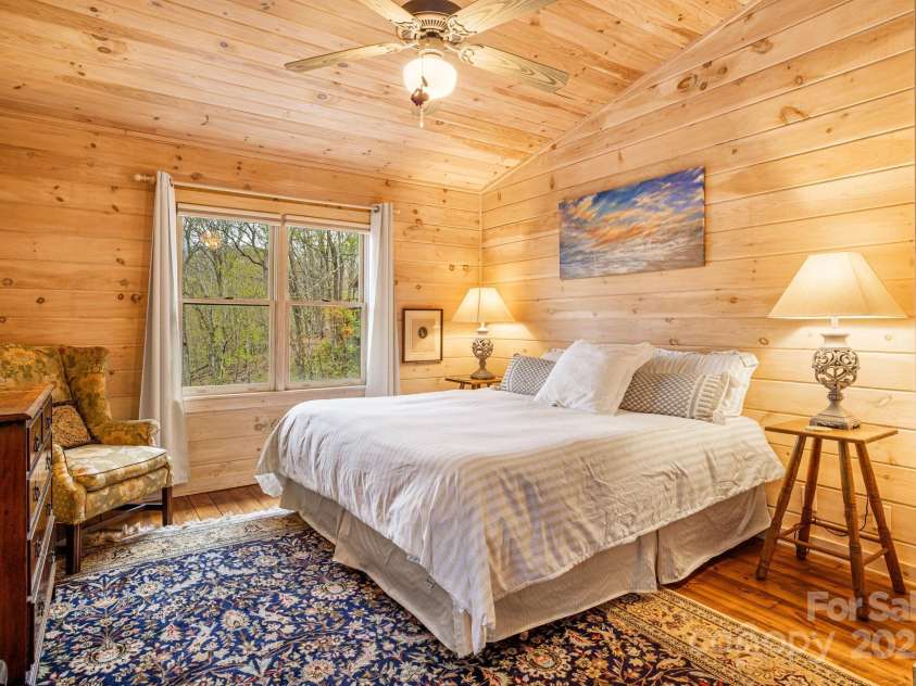60 Laurel Lane, Mars Hill, NC 28754.  MLS# CAR4256396, YatesRealty ID 14054. Upper level 2nd bedroom, full of natural light.