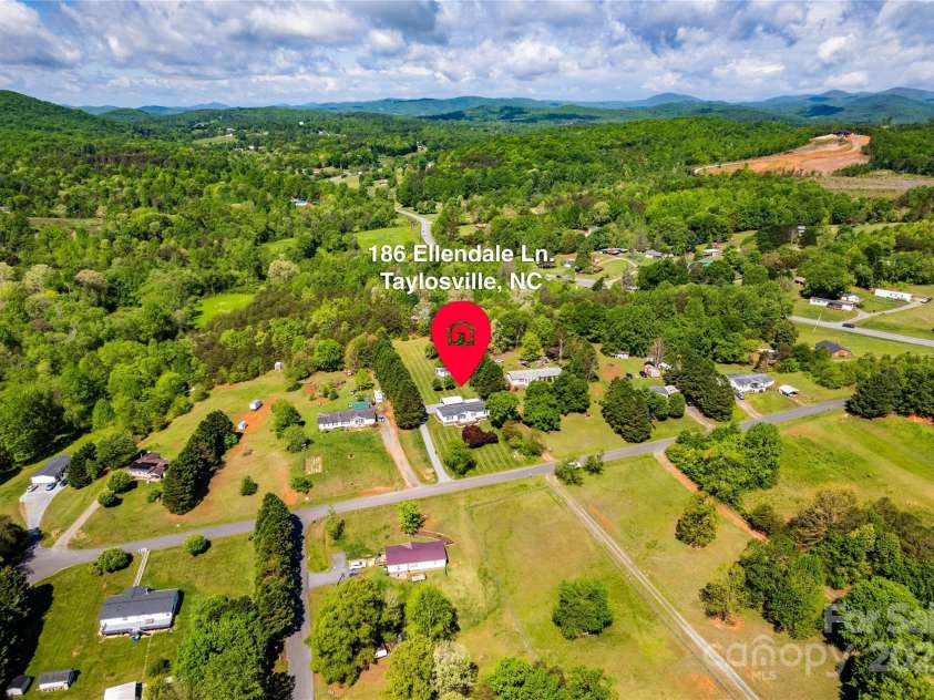 186 Ellendale Lane, Taylorsville, NC 28681.  MLS# CAR4247159, YatesRealty ID 14055. 
