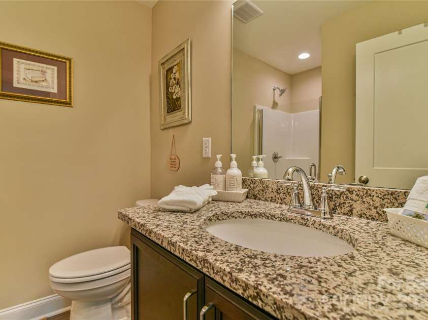 140 Atlantic Falls Trail, Black Mountain, NC 28711.  MLS# CAR4258087, YatesRealty ID 14059. 3rd Bedroom Bathroom on Upper Level