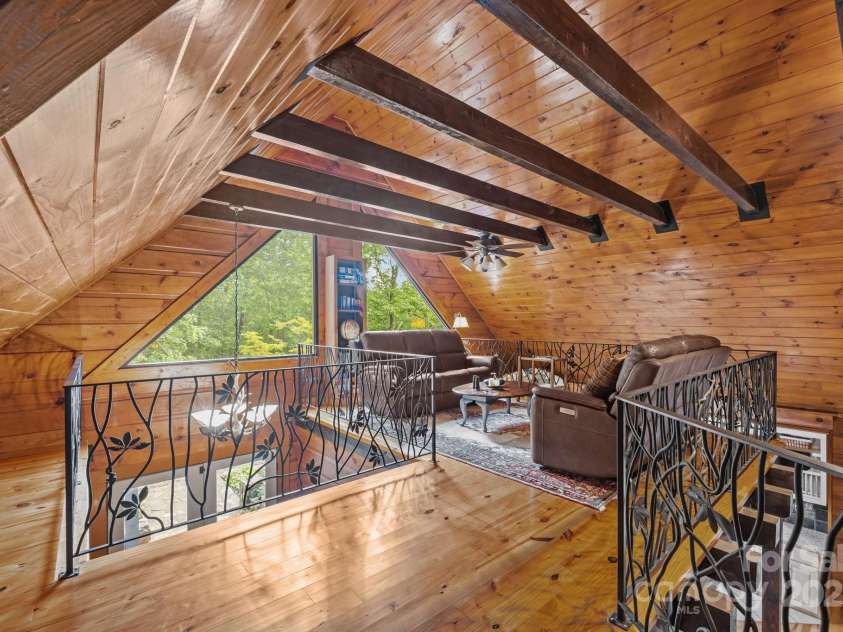 670 Barber Road, Zirconia, NC 28790.  MLS# CAR4293053, YatesRealty ID 1406. Loft