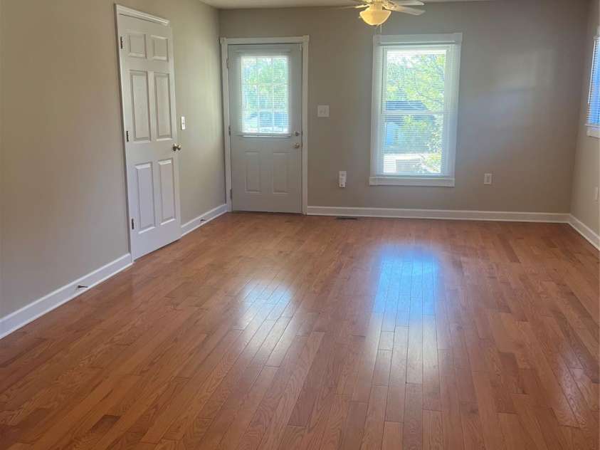 524 Railroad Drive, Concord, NC 28025.  MLS# CAR4260614, YatesRealty ID 14066. Living Room looking at front door/porch