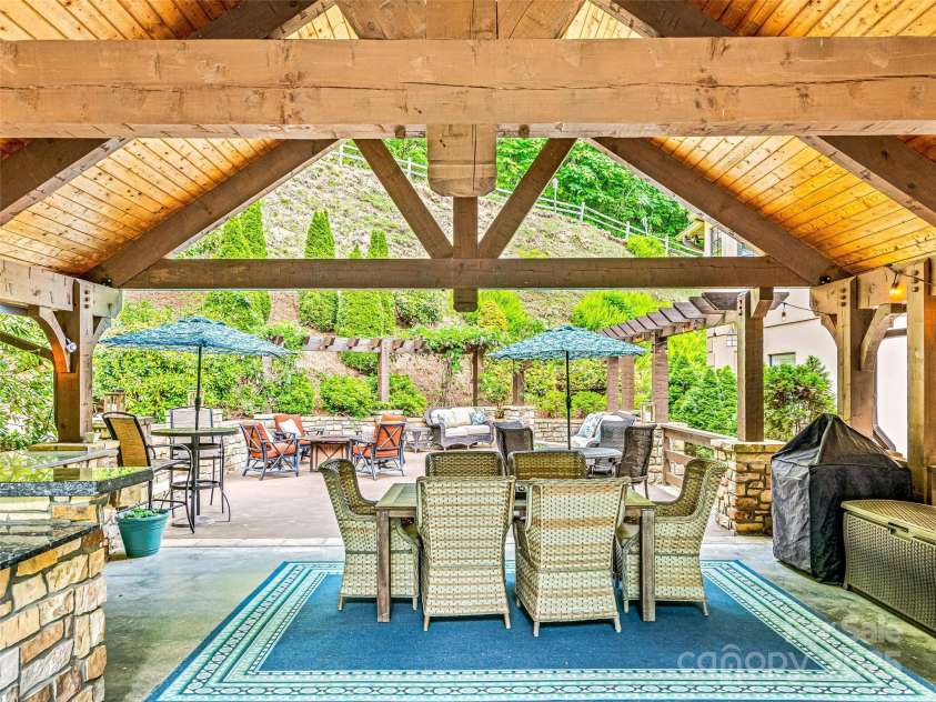 202 Emerald Lane, Maggie Valley, NC 28751.  MLS# CAR4047356, YatesRealty ID 14071. Consider this home for an event/wedding venue.