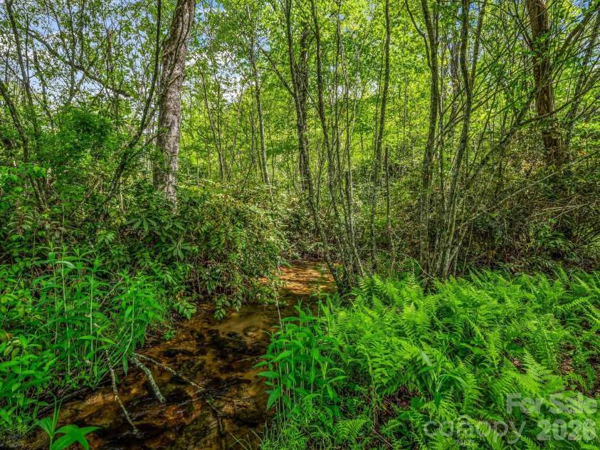 29 Stonehollow Lane, Brevard, NC 28712.  MLS# CAR4347760, YatesRealty ID 14076. Creek in back