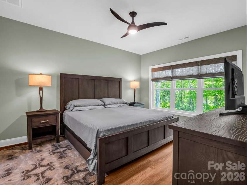 29 Stonehollow Lane, Brevard, NC 28712.  MLS# CAR4347760, YatesRealty ID 14076. Primary bedroom