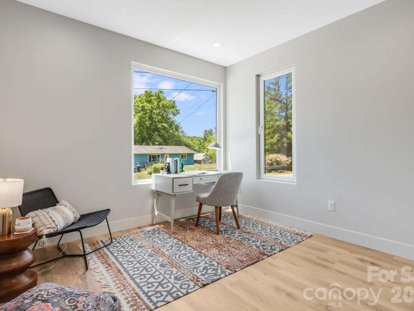 211 Ruby Avenue, Black Mountain, NC 28711.  MLS# CAR4400341, YatesRealty ID 14084. Office/Bedroom Main Level