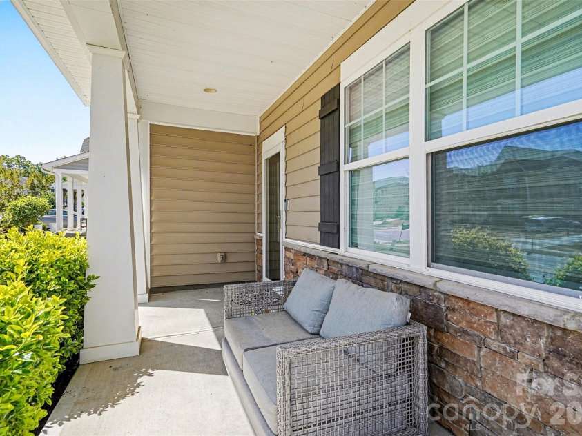 1111 Wallace Lake Road, Indian Land, SC 29707.  MLS# CAR4368715, YatesRealty ID 14086. Covered Front Porch