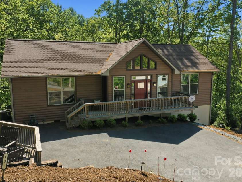131 Pier Point Drive, Lake Lure, NC 28746.  MLS# CAR4371285, YatesRealty ID 14088. 
