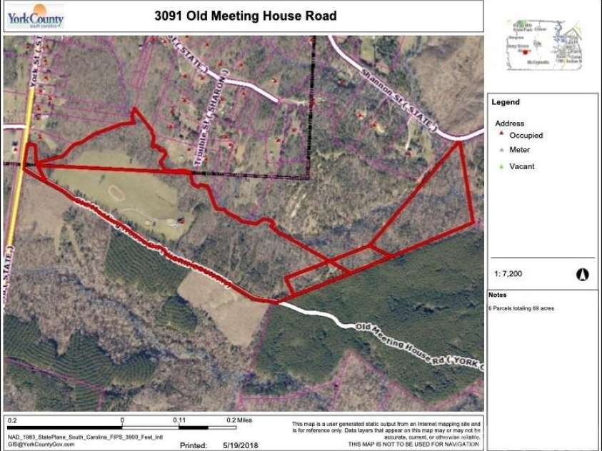 3091 Old Meeting House Road, Sharon, SC 29742.  MLS# CAR4257169, YatesRealty ID 14090. 