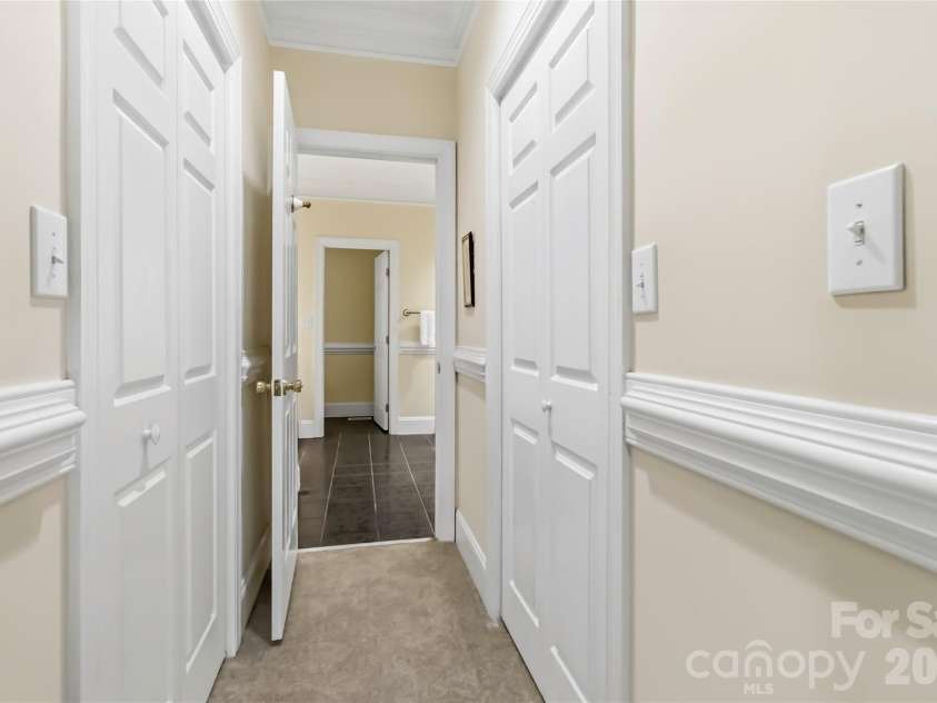 6208 Highview Road, Matthews, NC 28104.  MLS# CAR4363062, YatesRealty ID 14093. Dual closets with custom shelving
