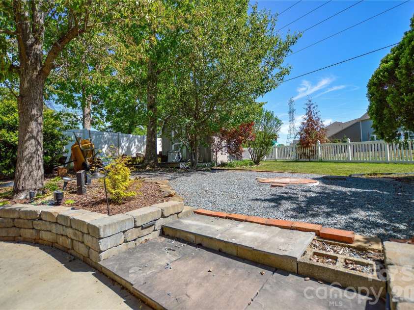 3602 Arthur Street, Indian Trail, NC 28079.  MLS# CAR4370198, YatesRealty ID 14095. Backyard area - maybe a great place for a firepit