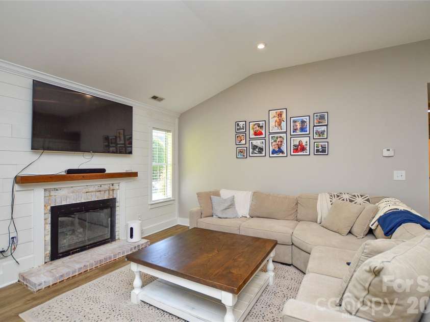 3602 Arthur Street, Indian Trail, NC 28079.  MLS# CAR4370198, YatesRealty ID 14095. Gas fireplace for those chilly evenings