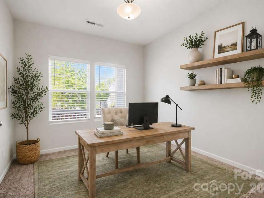 5048 Thomasville Drive, Belmont, NC 28012.  MLS# CAR4370628, YatesRealty ID 14111. Virtually Staged Office