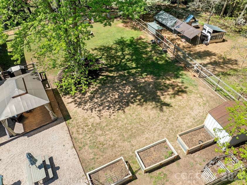 798 Pine Haven Circle, Clover, SC 29710.  MLS# CAR4359577, YatesRealty ID 14117. Aerial of Backyard