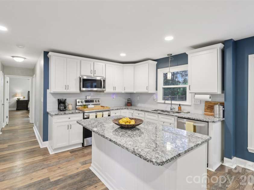 798 Pine Haven Circle, Clover, SC 29710.  MLS# CAR4359577, YatesRealty ID 14117. Kitchen view looking from Family Room