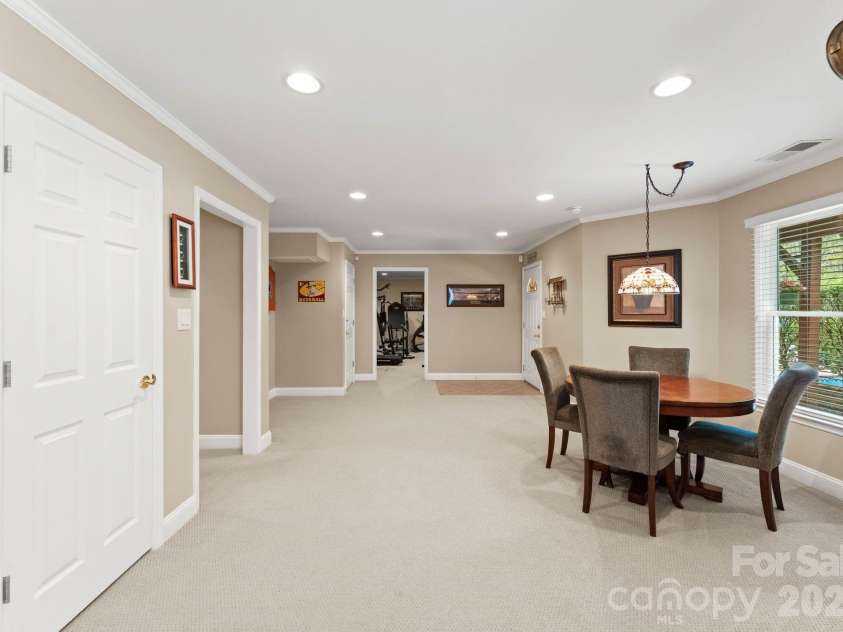 4708 Heatherton Place, Charlotte, NC 28270.  MLS# CAR4363271, YatesRealty ID 14119. Basement Flex Space