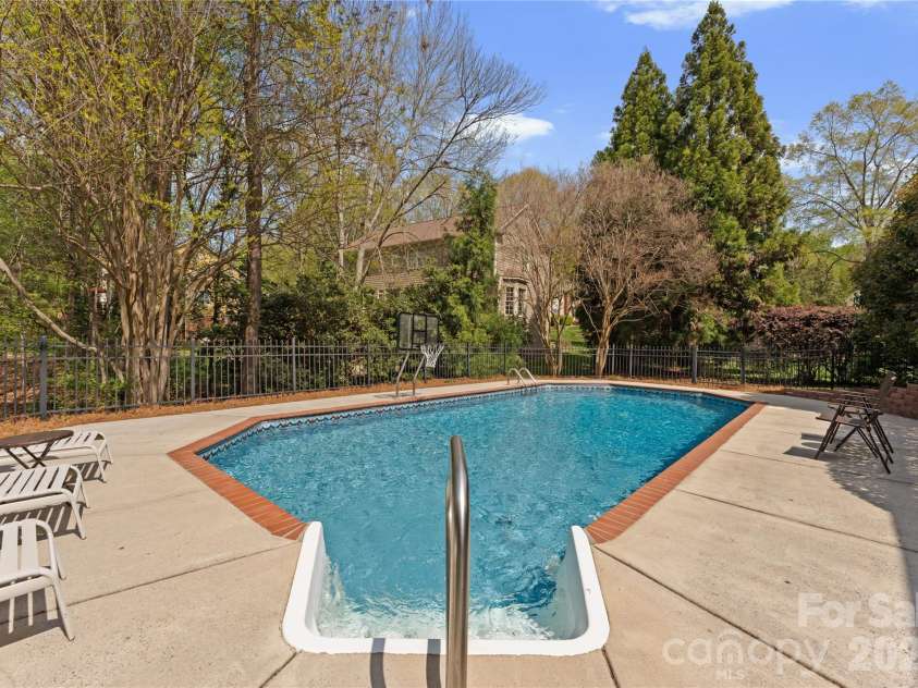 4708 Heatherton Place, Charlotte, NC 28270.  MLS# CAR4363271, YatesRealty ID 14119. Saltwater Pool
