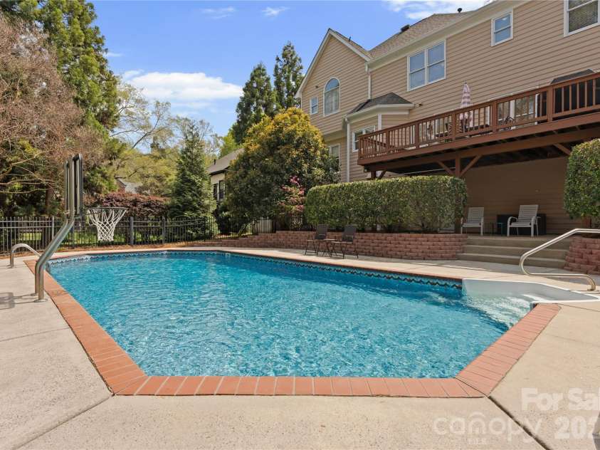 4708 Heatherton Place, Charlotte, NC 28270.  MLS# CAR4363271, YatesRealty ID 14119. Saltwater Pool