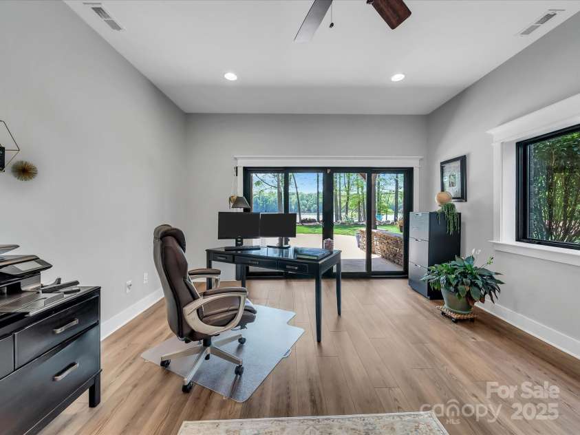 1579 Sunset Pointe Drive, Salisbury, NC 28146.  MLS# CAR4249912, YatesRealty ID 14126. Basement Bedroom #5 currently used as a Home Office