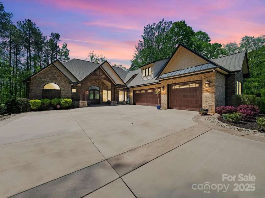 1579 Sunset Pointe Drive, Salisbury, NC 28146.  MLS# CAR4249912, YatesRealty ID 14126. Twilight View