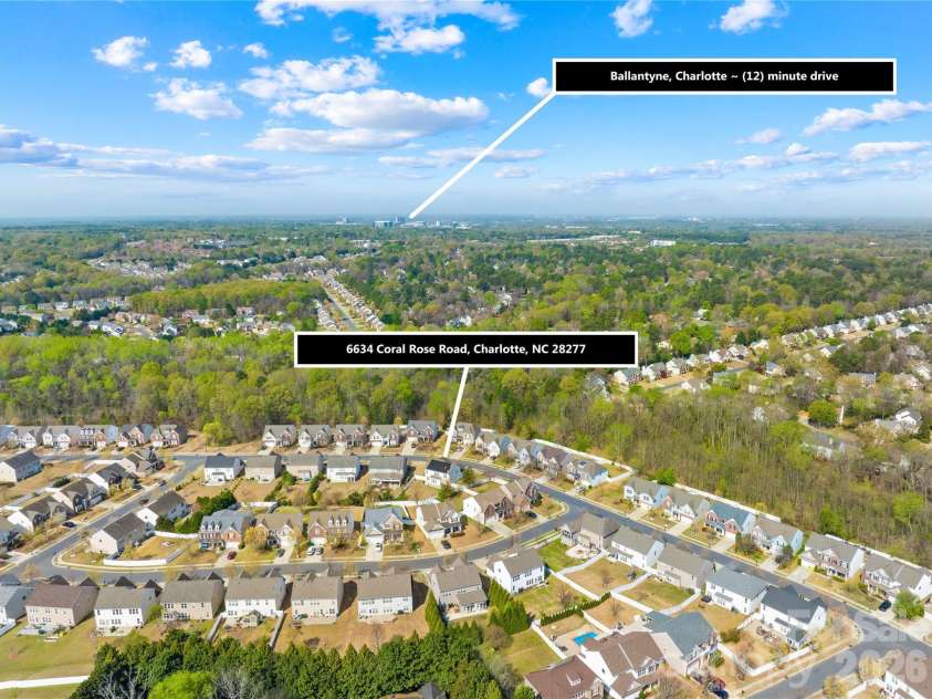 6634 Coral Rose Road, Charlotte, NC 28277.  MLS# CAR4362748, YatesRealty ID 14130. 