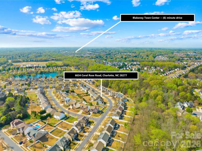 6634 Coral Rose Road, Charlotte, NC 28277.  MLS# CAR4362748, YatesRealty ID 14130. 
