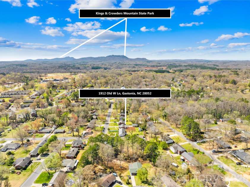 1912 Old West Lane, Gastonia, NC 28052.  MLS# CAR4349351, YatesRealty ID 14137. 