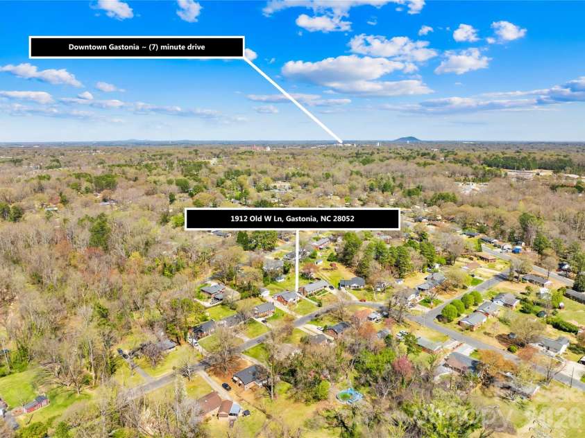 1912 Old West Lane, Gastonia, NC 28052.  MLS# CAR4349351, YatesRealty ID 14137. 