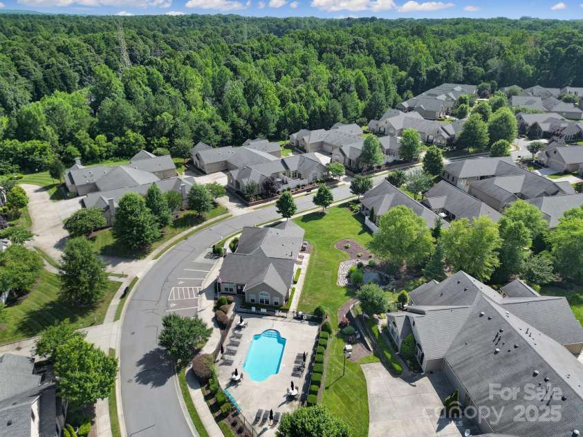 4919 Polo Gate Boulevard, Charlotte, NC 28216.  MLS# CAR4276719, YatesRealty ID 14140. Aerial View