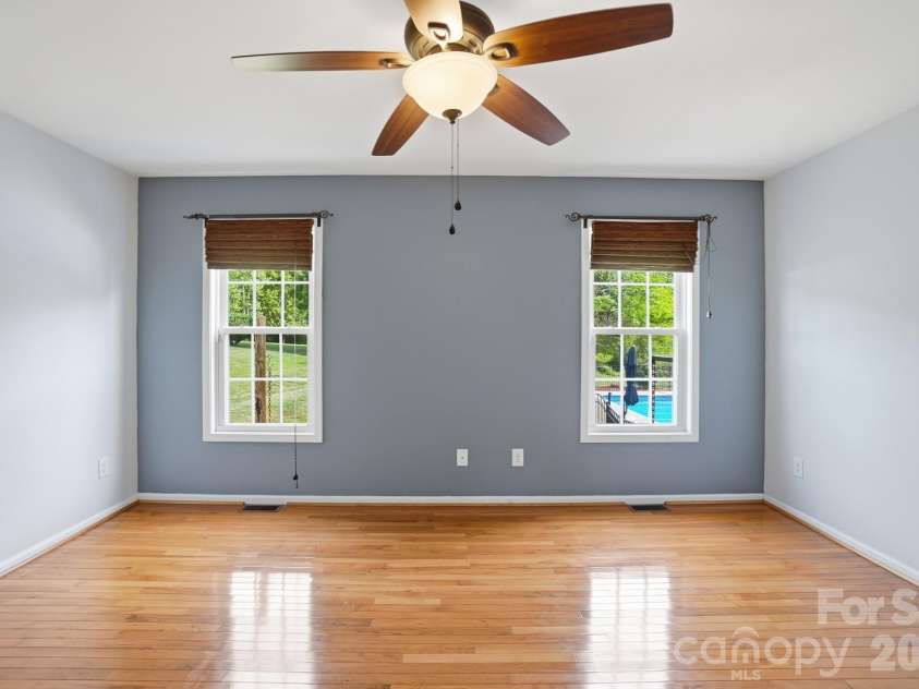 4425 Frank Dellinger Lane, Maiden, NC 28650.  MLS# CAR4368367, YatesRealty ID 14150. Bedroom with hardwoods