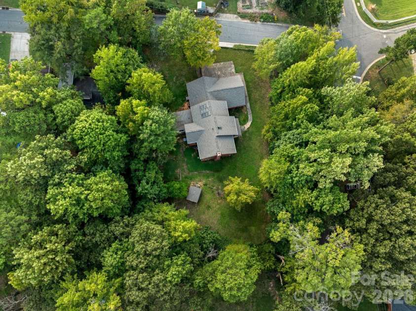7600 Wallace Lane, Charlotte, NC 28212.  MLS# CAR4344455, YatesRealty ID 14152. Aerial