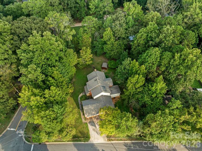 7600 Wallace Lane, Charlotte, NC 28212.  MLS# CAR4344455, YatesRealty ID 14152. Aerial