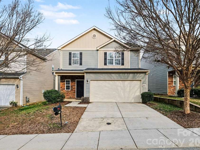 14311 Evening Flight Lane, Charlotte, NC 28262.  MLS# CAR4348964, YatesRealty ID 14156. Front of home