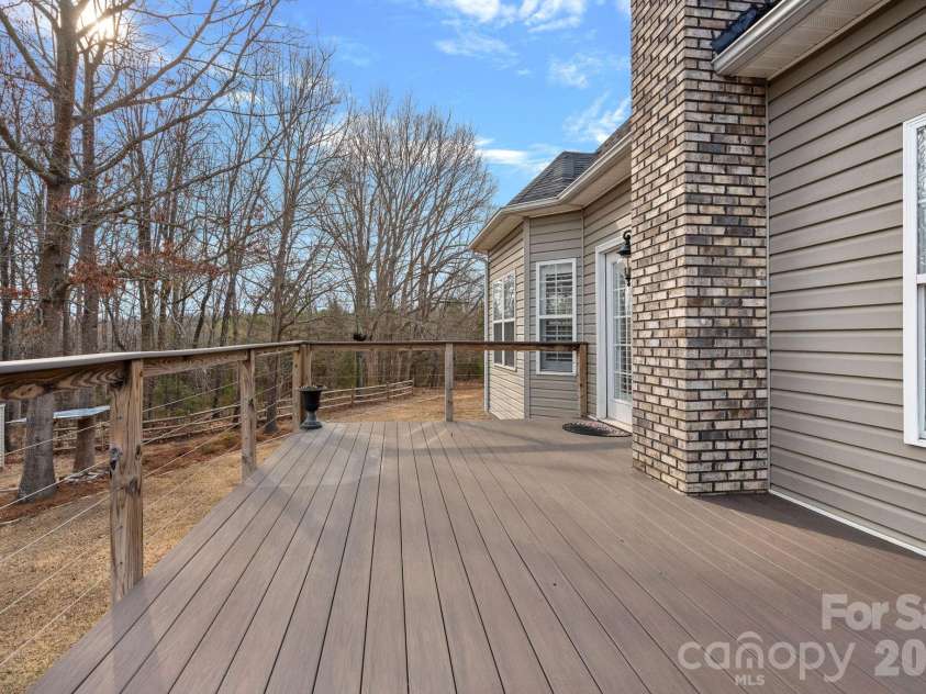 1845 Flowes Store Road, Concord, NC 28025.  MLS# CAR4353597, YatesRealty ID 14164. Back Deck