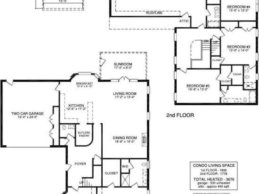 1127 Kings Drive, Charlotte, NC 28207.  MLS# CAR4346352, YatesRealty ID 14174. Floor Plans