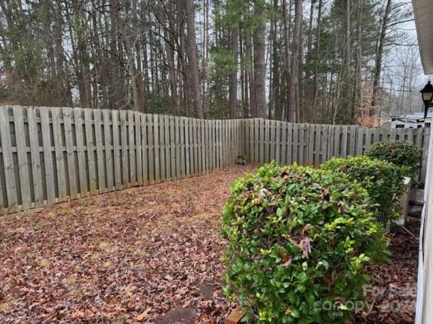138 Arrowood Trail, Mount Gilead, NC 27306.  MLS# CAR4108572, YatesRealty ID 1418. Back Yard
