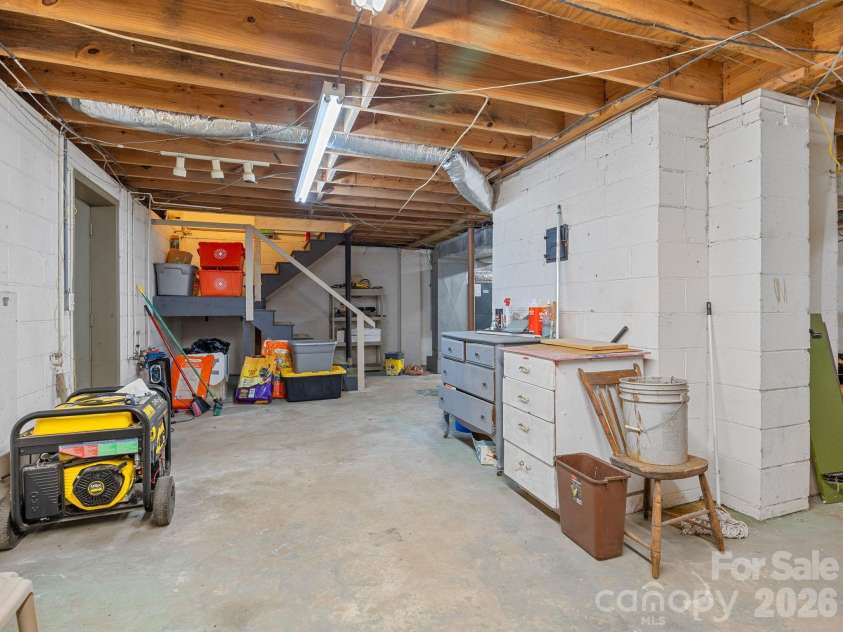 405 Loop Road, Campobello, SC 29322.  MLS# CAR4370899, YatesRealty ID 14181. Other section of the basement