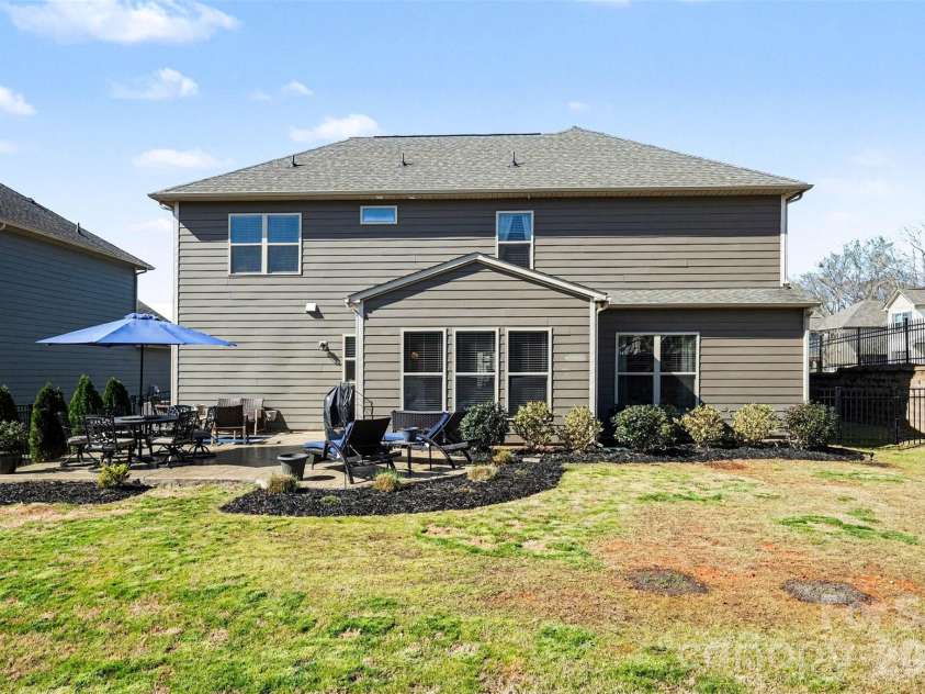 4638 Kensington Place, Indian Land, SC 29707.  MLS# CAR4358603, YatesRealty ID 14182. Backyard