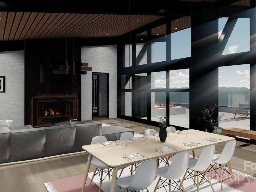 22554 John Gamble Road, Cornelius, NC 28031.  MLS# CAR4259378, YatesRealty ID 14195. Kitchen eating area rendering