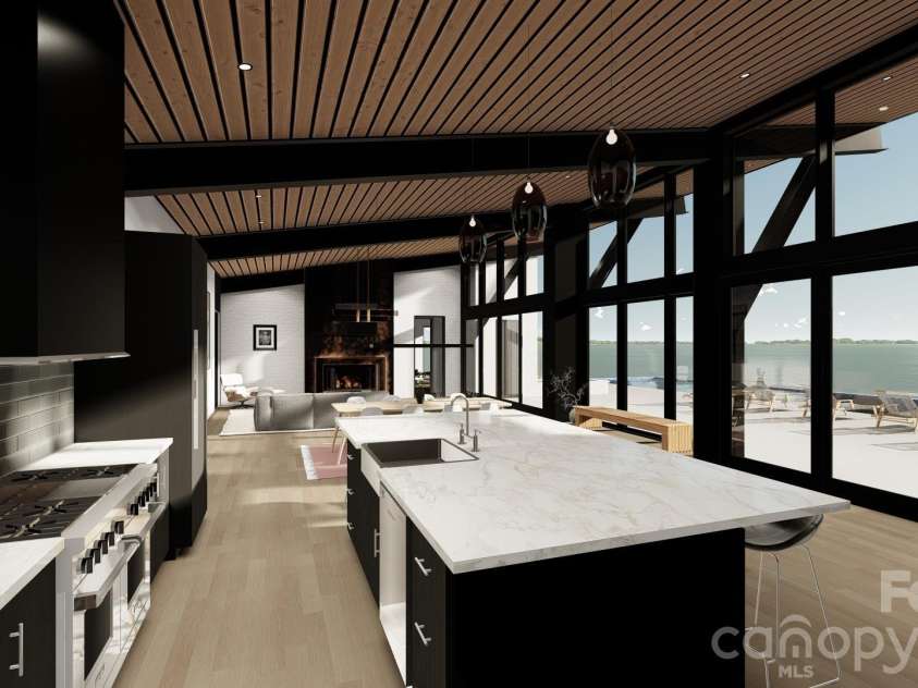 22554 John Gamble Road, Cornelius, NC 28031.  MLS# CAR4259378, YatesRealty ID 14195. Kitchen rendering