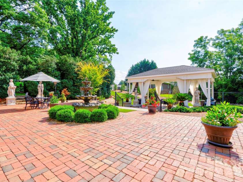 110 Gaston Street, Kings Mountain, NC 28086.  MLS# CAR4273043, YatesRealty ID 142. Back Patio