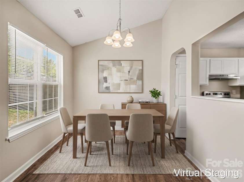 3744 Capps Hill Drive, Charlotte, NC 28216.  MLS# CAR4371756, YatesRealty ID 14203. Virtually staged