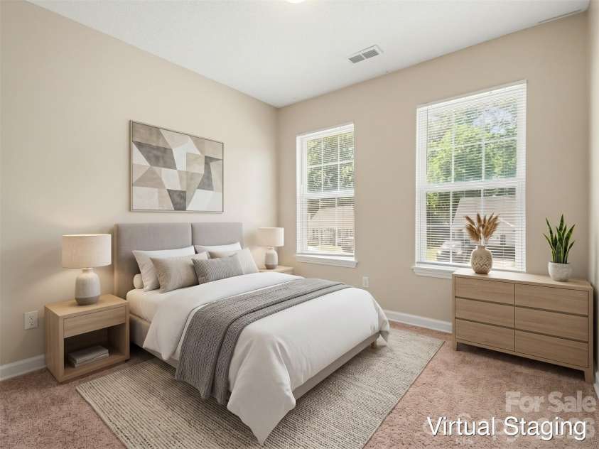 3744 Capps Hill Drive, Charlotte, NC 28216.  MLS# CAR4371756, YatesRealty ID 14203. Virtually staged
