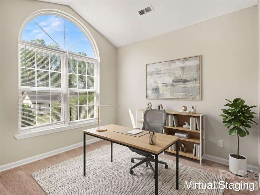 3744 Capps Hill Drive, Charlotte, NC 28216.  MLS# CAR4371756, YatesRealty ID 14203. Virtually staged