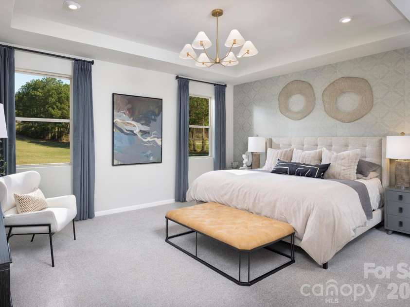 1204 Honey Trail, Monroe, NC 28112.  MLS# CAR4373022, YatesRealty ID 14211. Primary bedroom